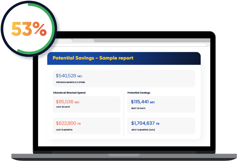 Free AWS EC2 Savings - Sample report