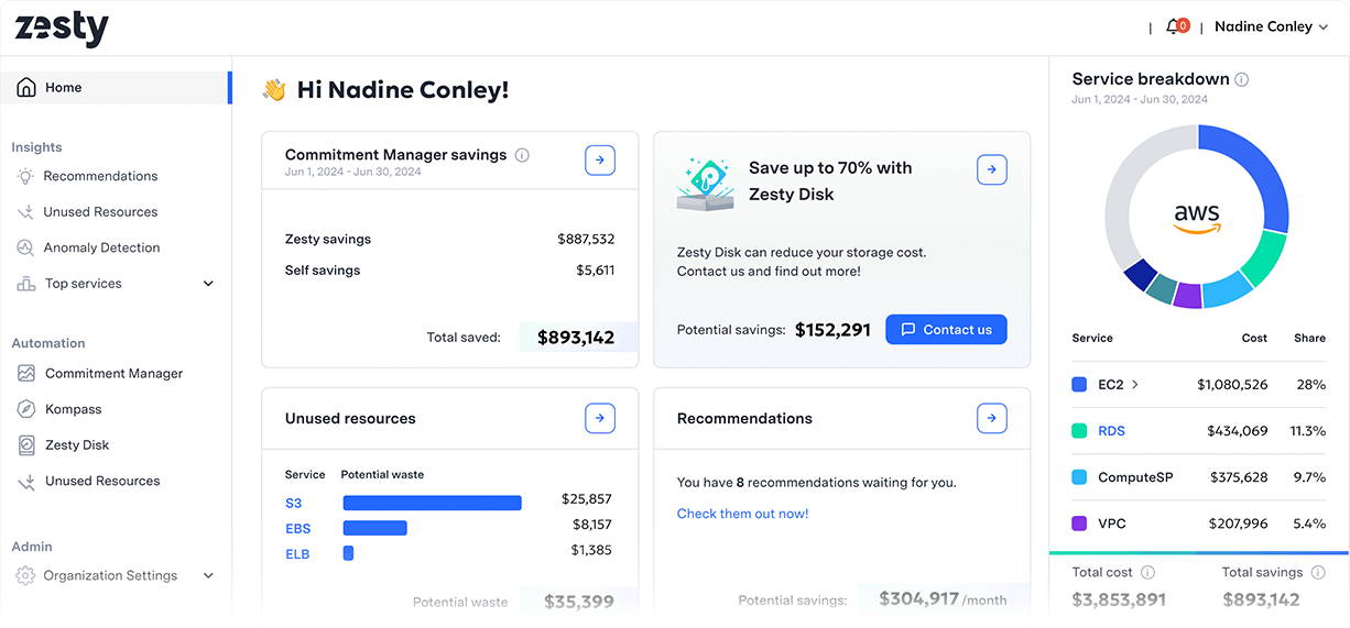 Zesty - Redefining the boundaries of cloud optimization